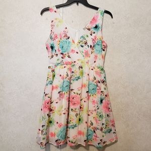 Bright Floral Summer Dress